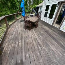 Deck Staining Project in Asheville, NC 0