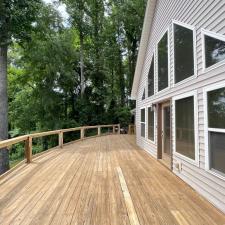 Deck Staining Project in Asheville, NC 2