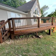Deck Staining Project in Asheville, NC 5
