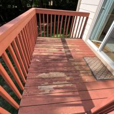Deck Fence Staining Rebuild 3