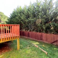 Deck Fence Staining Rebuild 9