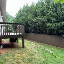 Deck Fence Staining Rebuild 11
