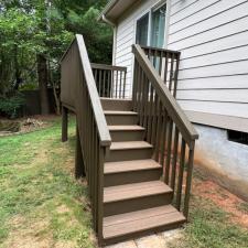 Deck Fence Staining Rebuild 2