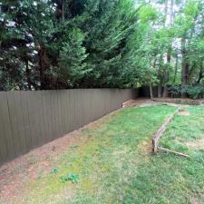 Deck Fence Staining Rebuild 13