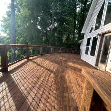 Deck Staining Project in Asheville, NC