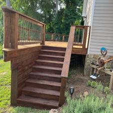 Deck Staining Project in Asheville, NC 6