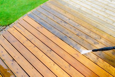 Regular deck cleaning