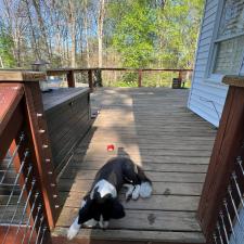 Asheville, NC Deck Staining Project 0