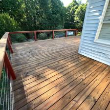 Asheville nc deck staining project 004