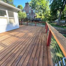 Asheville nc deck staining project 005