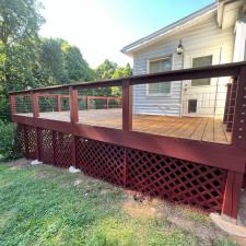 Asheville, NC Deck Staining Project 5