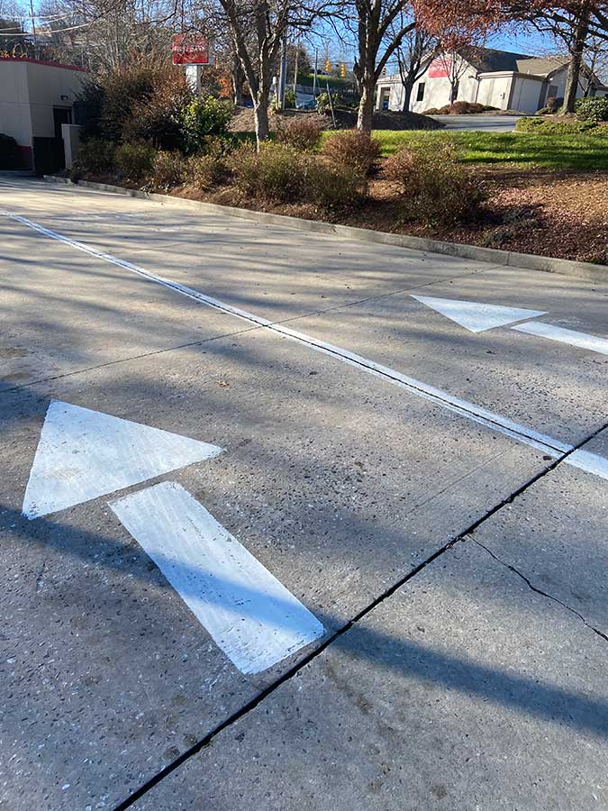 Commercial Pressure Washing Chick Fil A Drive Through Ashville NC