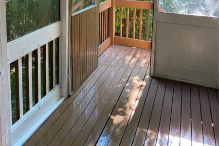 Deck cleaning in asheville