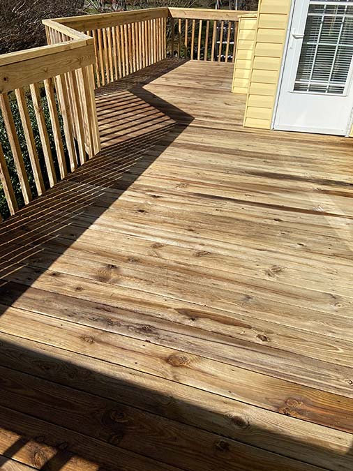 Deck Cleaning on Canaan Dr in Candler NC