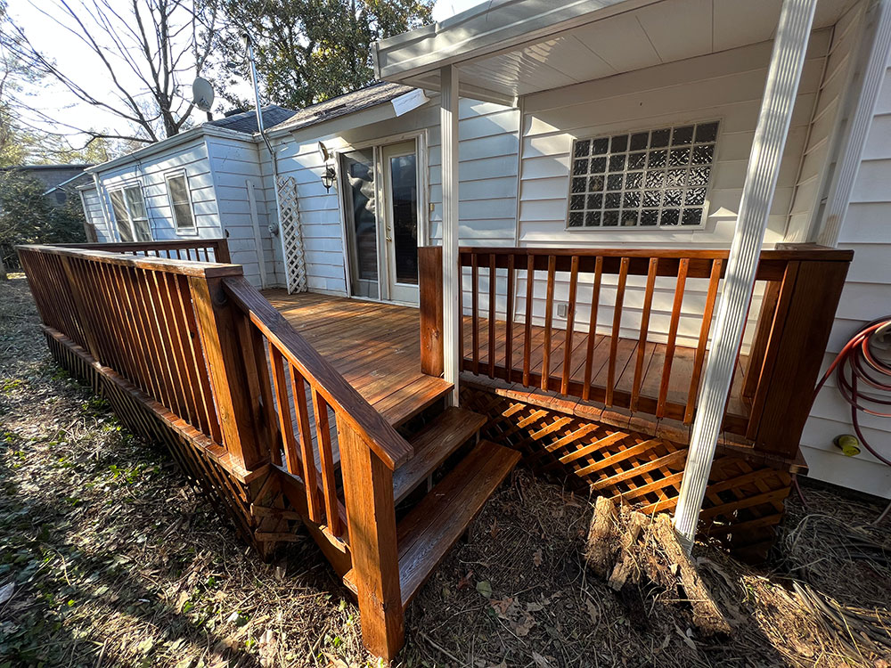 Asheville nc deck staining