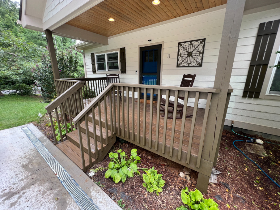 Deck fence