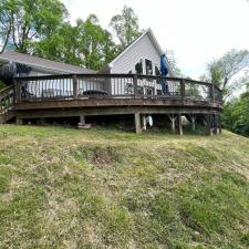 Deck Staining Project in Asheville, NC 7