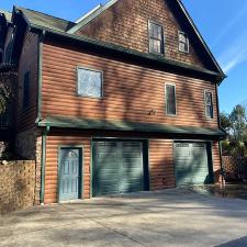 Log Siding House Wash in Candler, NC 1