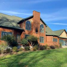 Log Siding House Wash in Candler, NC 3