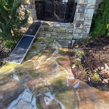 Stone Patio Pressure Washing in Mills River, NC 2