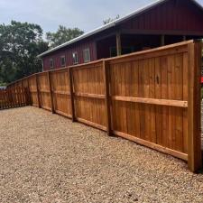 Fence Staining Hendersonville 1