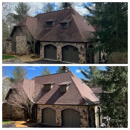What are the dark streaks on my roof and how do i remove them